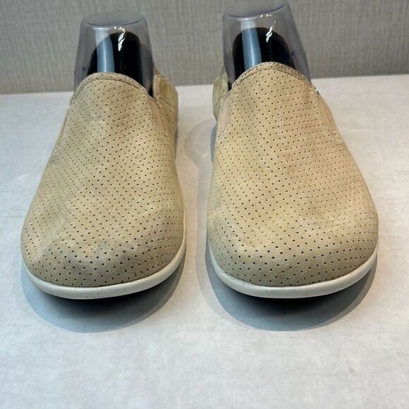 Spenco Convertible Sterling Orthotic Mule Shoes Slip Ons Sz 10 Tan Suede Leather - Picture 3 of 9
